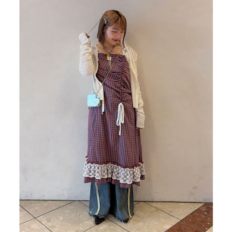 【Ciaopanic】【おひよ企画】アソート柄レースリボンシャーリングキャミ… | PAL GROUP OUTLET | 詳細画像14 