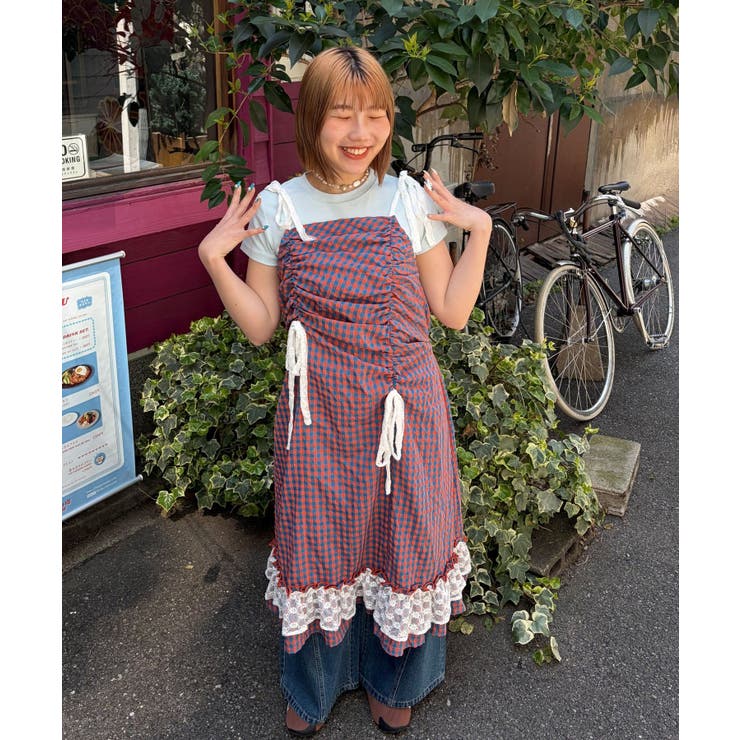【Ciaopanic】【おひよ企画】アソート柄レースリボンシャーリングキャミ… | PAL GROUP OUTLET | 詳細画像3 