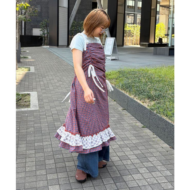 【Ciaopanic】【おひよ企画】アソート柄レースリボンシャーリングキャミ… | PAL GROUP OUTLET | 詳細画像7 