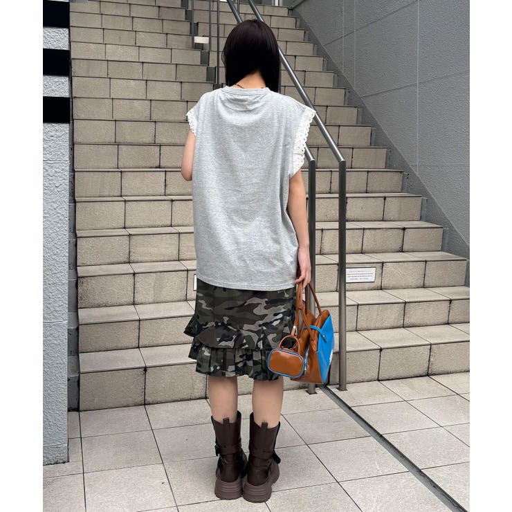 【Ciaopanic】裾フリルミリタリーミドルスカート | PAL GROUP OUTLET | 詳細画像14 