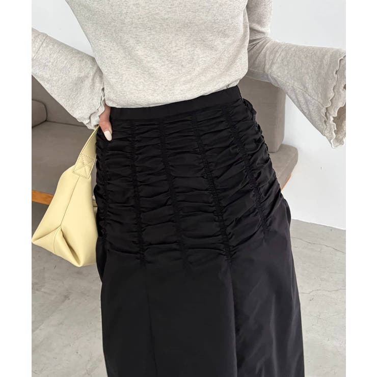 【CAPRICIEUX LE'MAGE】ラインギャザーSK | PAL GROUP OUTLET | 詳細画像6 
