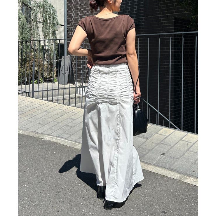 【CAPRICIEUX LE'MAGE】ラインギャザーSK | PAL GROUP OUTLET | 詳細画像24 