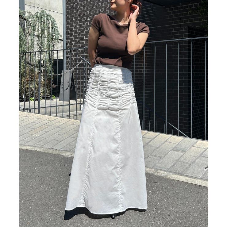 【CAPRICIEUX LE'MAGE】ラインギャザーSK | PAL GROUP OUTLET | 詳細画像25 