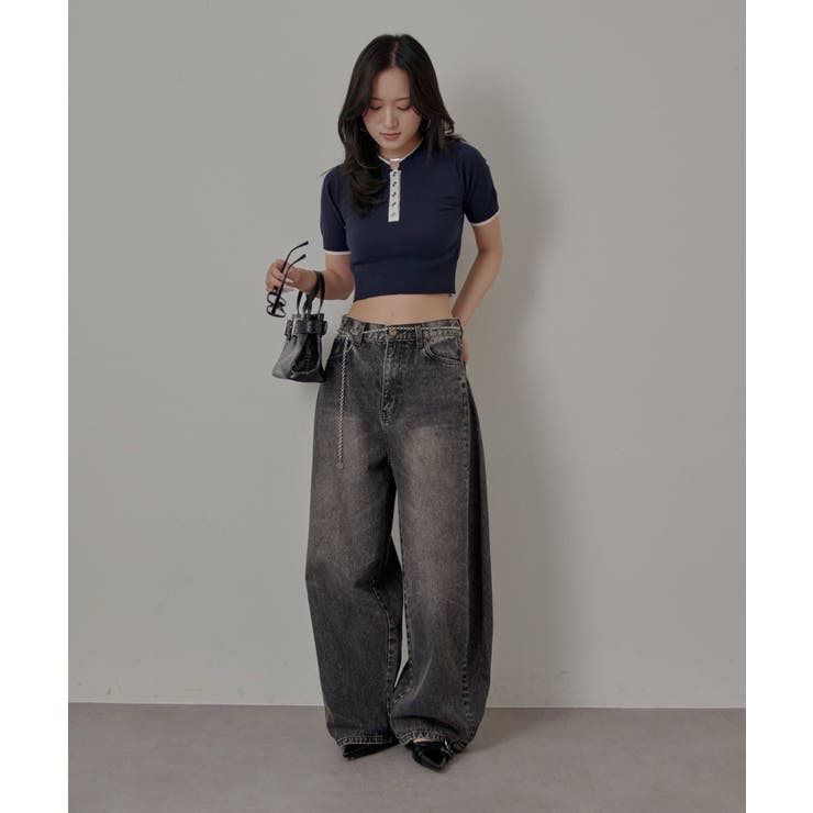 【mline】ボタンヘンリー ニット | PAL GROUP OUTLET | 詳細画像6 