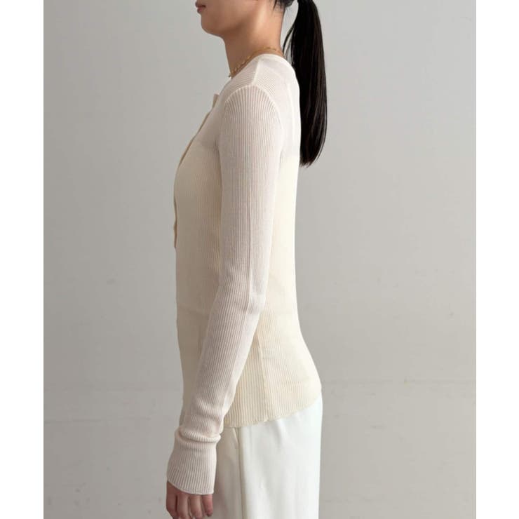 【Loungedress】シアーリブヘンリーKN | PAL GROUP OUTLET | 詳細画像13 
