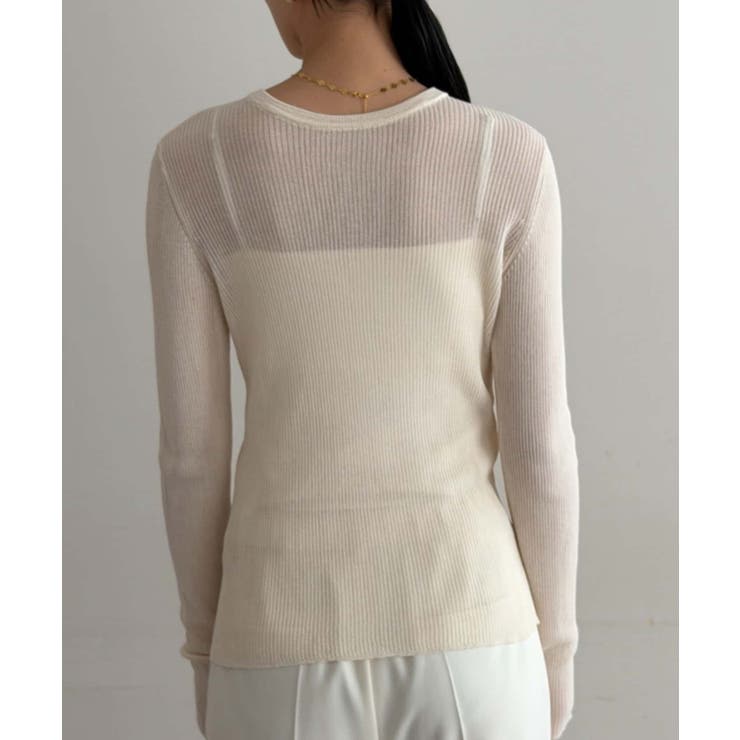 【Loungedress】シアーリブヘンリーKN | PAL GROUP OUTLET | 詳細画像14 