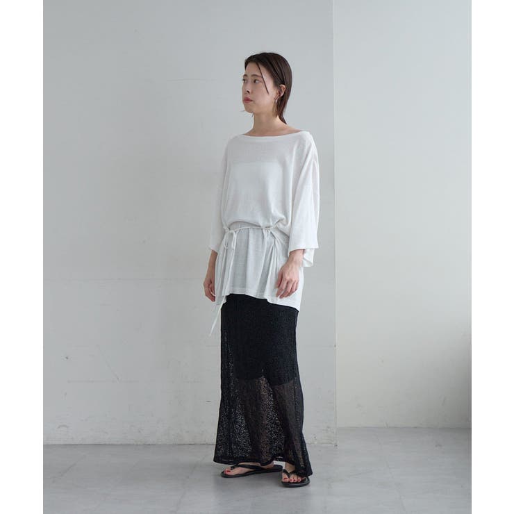 【SHENERY】絡みレースシアースカート | PAL GROUP OUTLET | 詳細画像3 