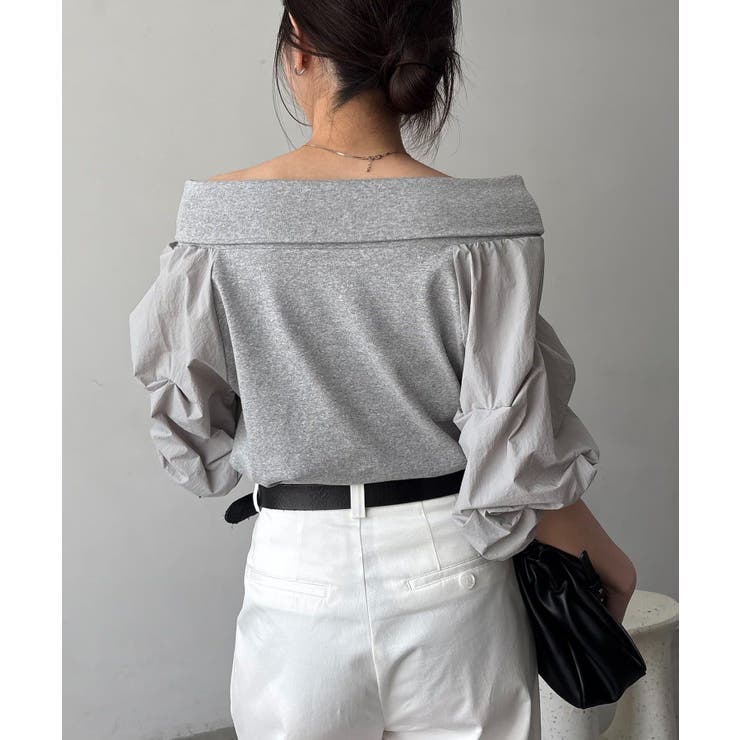 【CAPRICIEUX LE'MAGE】異素材パフオフショルＴ | PAL GROUP OUTLET | 詳細画像8 