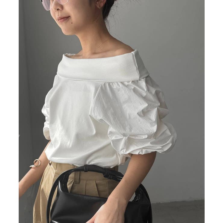 【CAPRICIEUX LE'MAGE】異素材パフオフショルＴ | PAL GROUP OUTLET | 詳細画像36 