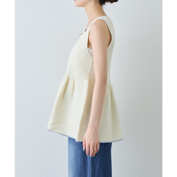 【CIAOPANIC TYPY】スポンディッシュWZIPペプラム配色ニッ… | PAL GROUP OUTLET | 詳細画像21 