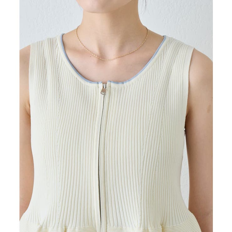 【CIAOPANIC TYPY】スポンディッシュWZIPペプラム配色ニッ… | PAL GROUP OUTLET | 詳細画像24 