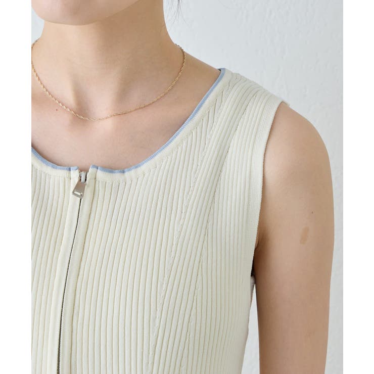 【CIAOPANIC TYPY】スポンディッシュWZIPペプラム配色ニッ… | PAL GROUP OUTLET | 詳細画像25 