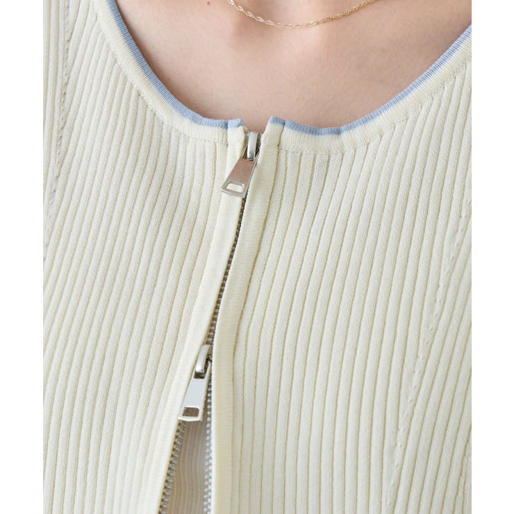 【CIAOPANIC TYPY】スポンディッシュWZIPペプラム配色ニッ… | PAL GROUP OUTLET | 詳細画像26 