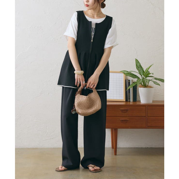 【CIAOPANIC TYPY】スポンディッシュWZIPペプラム配色ニッ… | PAL GROUP OUTLET | 詳細画像10 