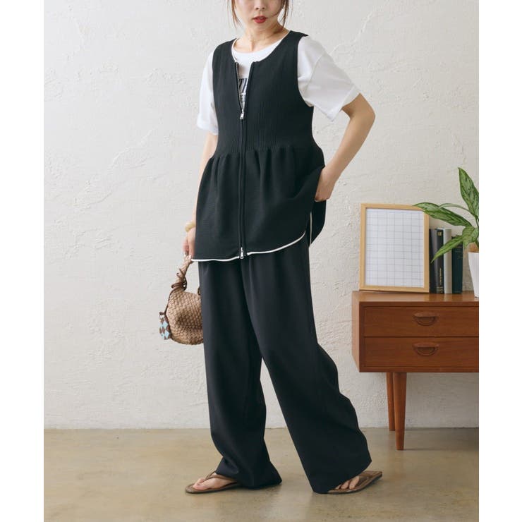 【CIAOPANIC TYPY】スポンディッシュWZIPペプラム配色ニッ… | PAL GROUP OUTLET | 詳細画像11 