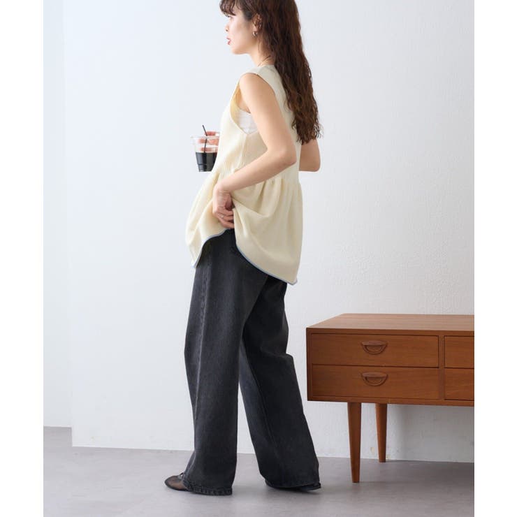 【CIAOPANIC TYPY】スポンディッシュWZIPペプラム配色ニッ… | PAL GROUP OUTLET | 詳細画像47 