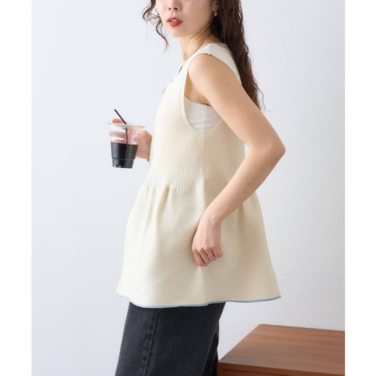 【CIAOPANIC TYPY】スポンディッシュWZIPペプラム配色ニッ… | PAL GROUP OUTLET | 詳細画像43 