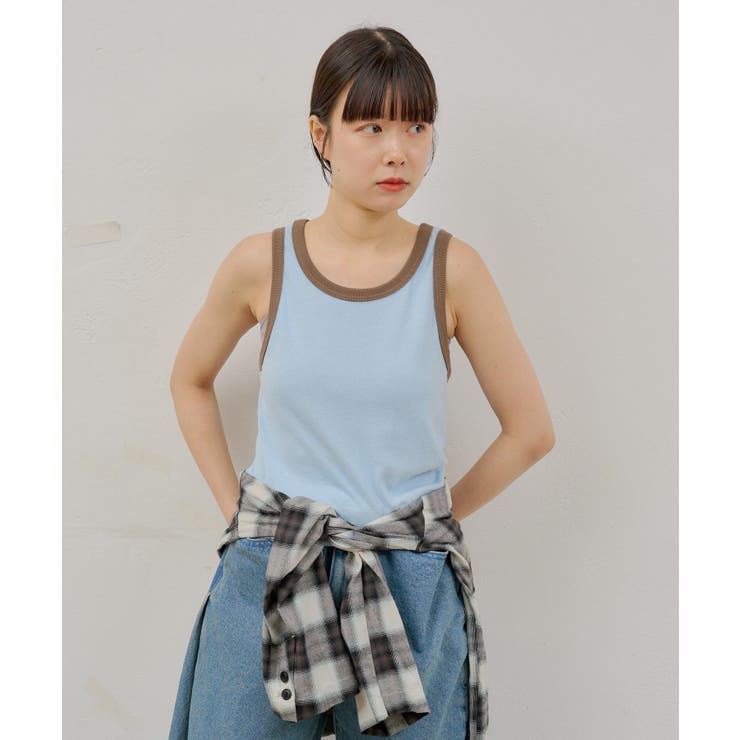 【Kastane】RINGER TANK TOP | PAL GROUP OUTLET | 詳細画像40 