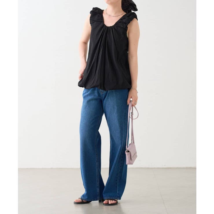 【Kastane】B ウエストラップデニムパンツ | PAL GROUP OUTLET | 詳細画像6 