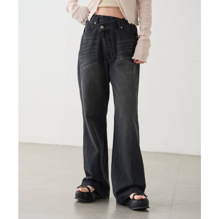 【Kastane】B ウエストラップデニムパンツ | PAL GROUP OUTLET | 詳細画像1 