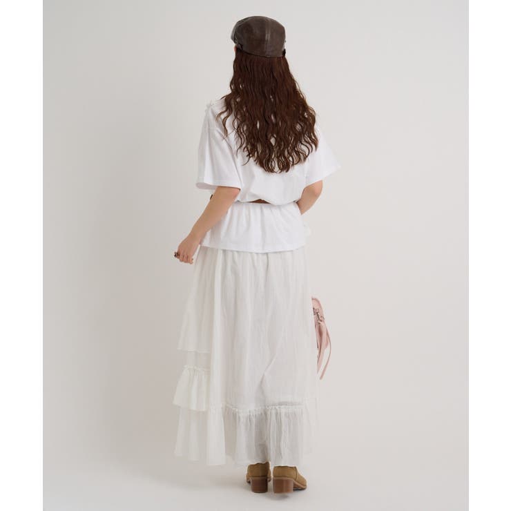 【w closet】アシメティアードロングSK | PAL GROUP OUTLET | 詳細画像7 