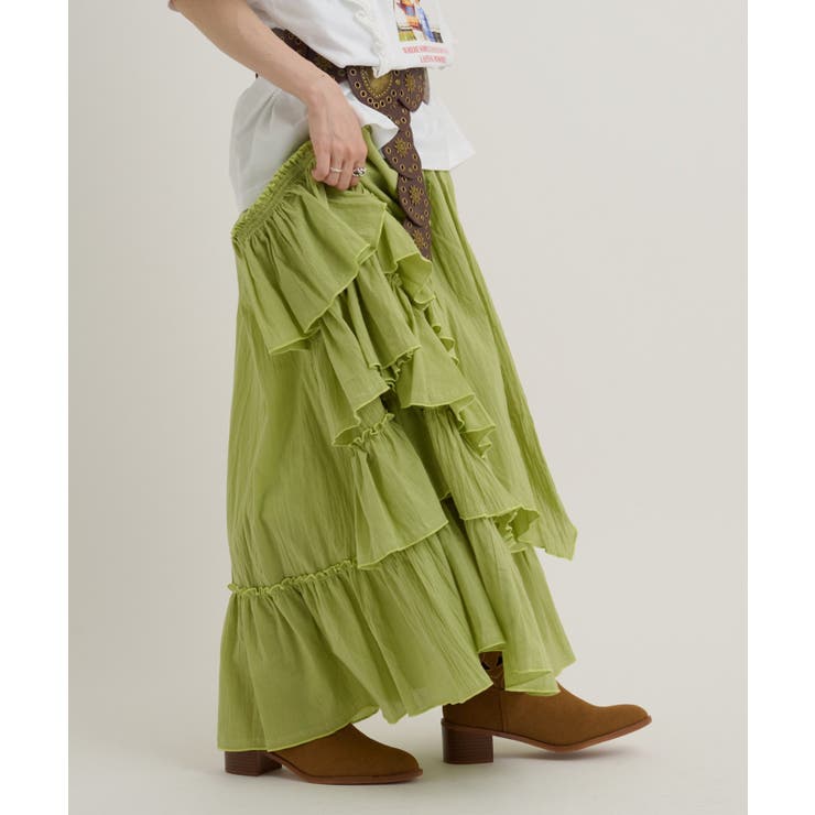 【w closet】アシメティアードロングSK | PAL GROUP OUTLET | 詳細画像12 