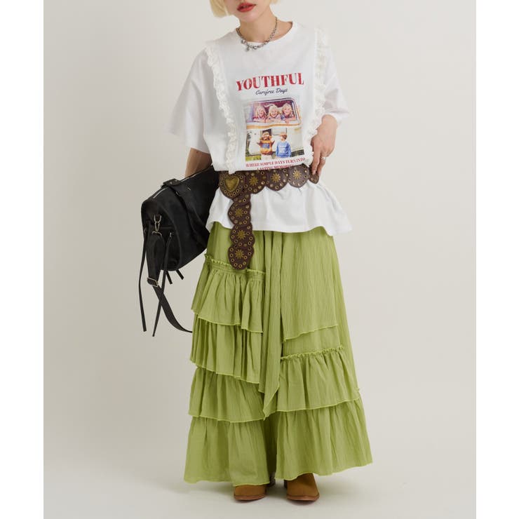 【w closet】アシメティアードロングSK | PAL GROUP OUTLET | 詳細画像14 