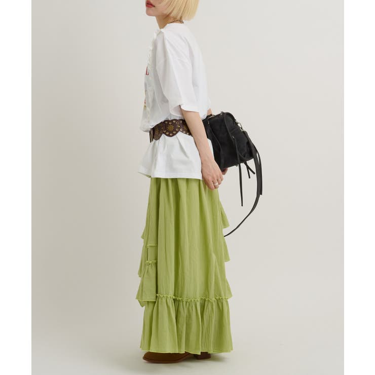 【w closet】アシメティアードロングSK | PAL GROUP OUTLET | 詳細画像15 