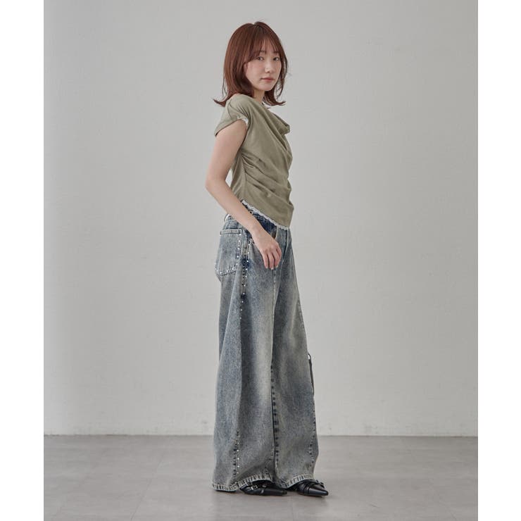 【mline】オフショルレースフレンチT | PAL GROUP OUTLET | 詳細画像4 
