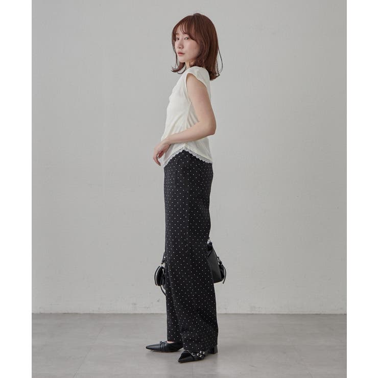 【mline】オフショルレースフレンチT | PAL GROUP OUTLET | 詳細画像17 