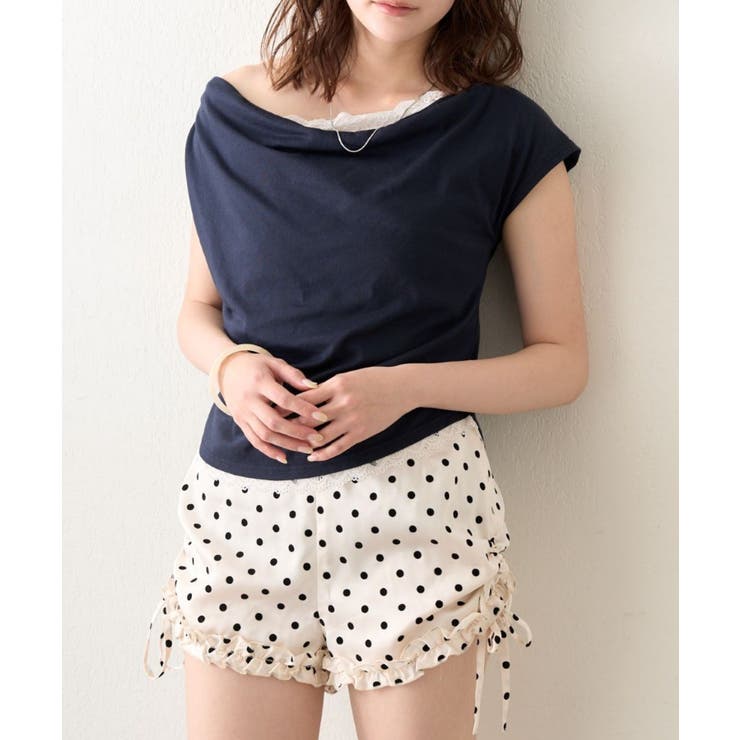 【mline】オフショルレースフレンチT | PAL GROUP OUTLET | 詳細画像27 