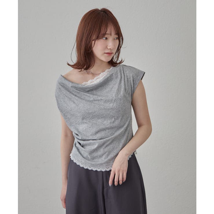 【mline】オフショルレースフレンチT | PAL GROUP OUTLET | 詳細画像40 