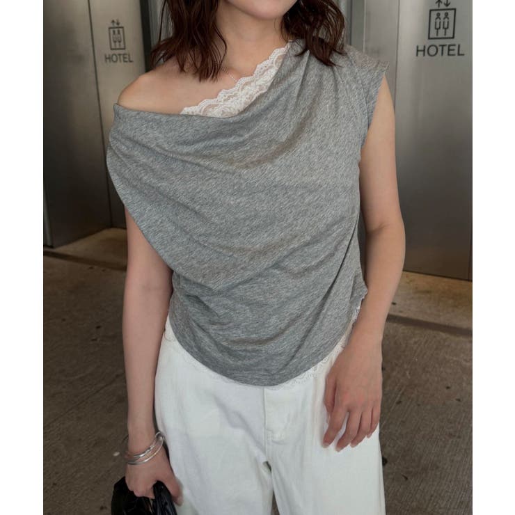 【mline】オフショルレースフレンチT | PAL GROUP OUTLET | 詳細画像31 