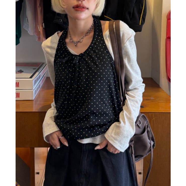【w closet】ホルターキャミC/Dセット | PAL GROUP OUTLET | 詳細画像1 