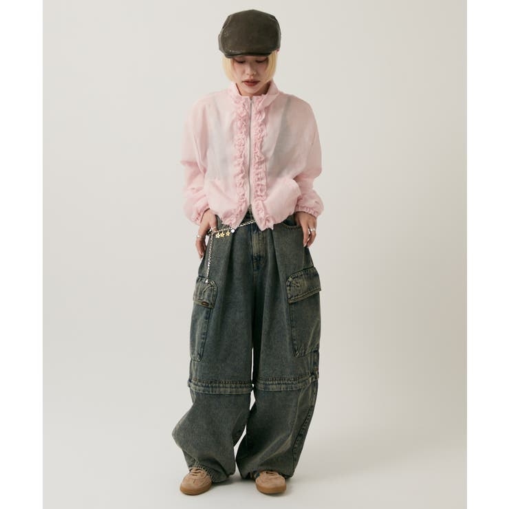 【w closet】シアーブルゾン | PAL GROUP OUTLET | 詳細画像17 