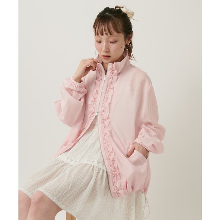 【w closet】シアーブルゾン | PAL GROUP OUTLET | 詳細画像1 