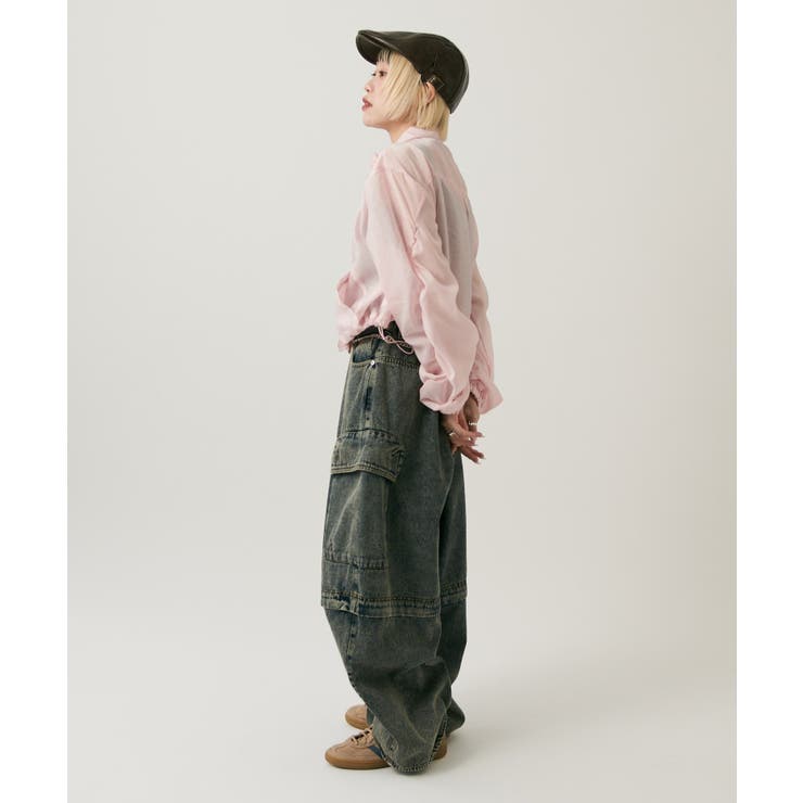 【w closet】シアーブルゾン | PAL GROUP OUTLET | 詳細画像19 