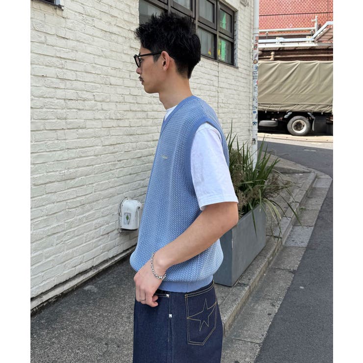【Ciaopanic】バーズアイサマーニットVネックベスト | PAL GROUP OUTLET | 詳細画像9 