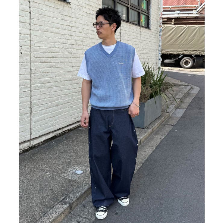 【Ciaopanic】バーズアイサマーニットVネックベスト | PAL GROUP OUTLET | 詳細画像11 