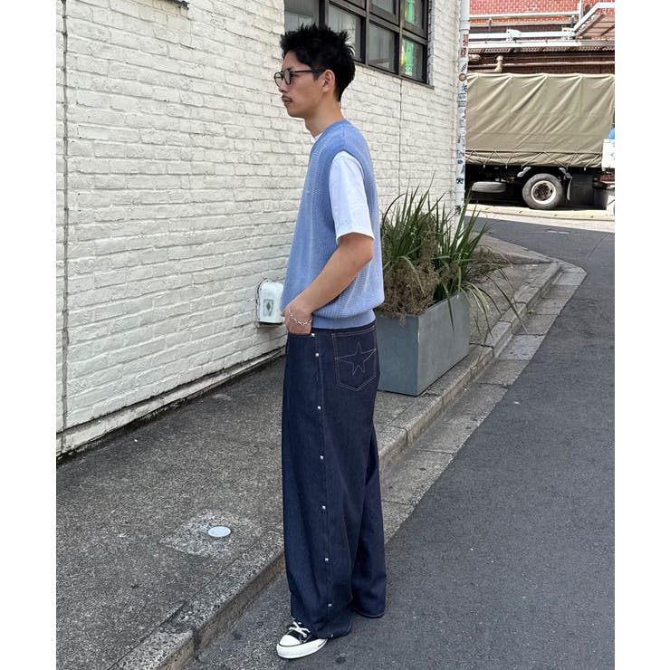 【Ciaopanic】バーズアイサマーニットVネックベスト | PAL GROUP OUTLET | 詳細画像12 