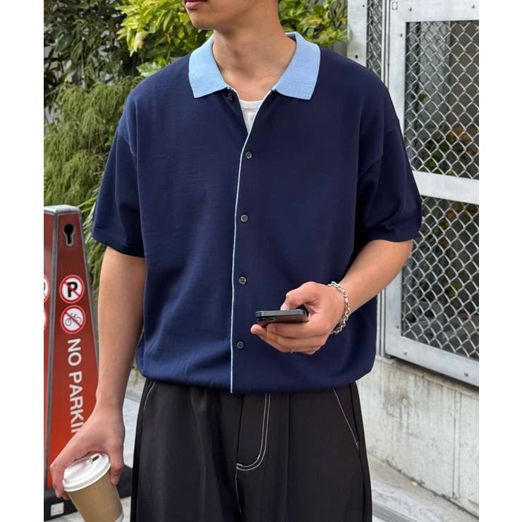 【Ciaopanic】フェイクレイヤードニットポロシャツ | PAL GROUP OUTLET | 詳細画像9 