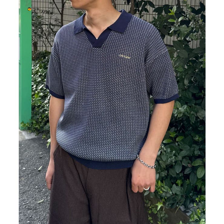 【Ciaopanic】バーズアイサマーニットポロシャツ | PAL GROUP OUTLET | 詳細画像3 