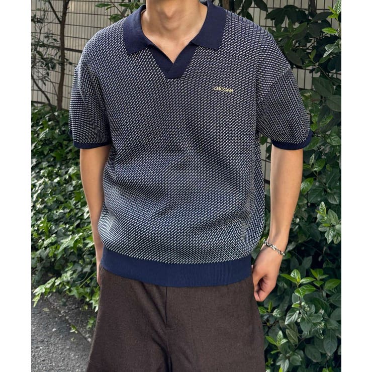 【Ciaopanic】バーズアイサマーニットポロシャツ | PAL GROUP OUTLET | 詳細画像4 