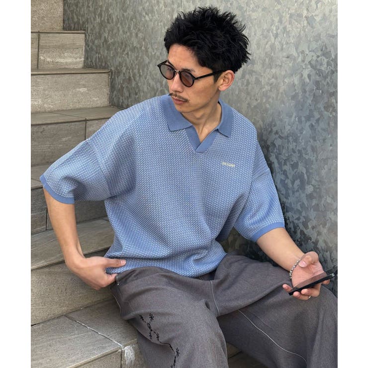 【Ciaopanic】バーズアイサマーニットポロシャツ | PAL GROUP OUTLET | 詳細画像10 