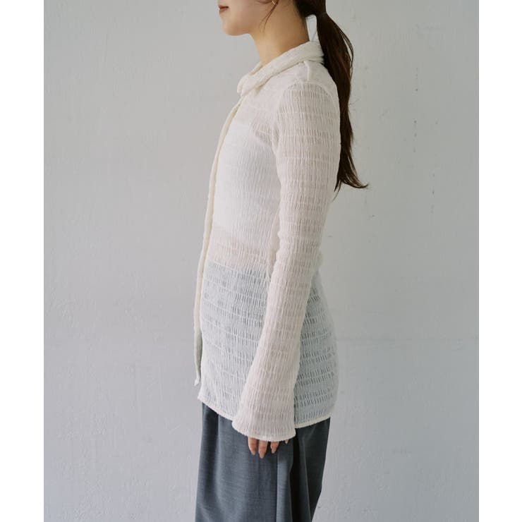【SHENERY】襟付きシャーリングシャツ | PAL GROUP OUTLET | 詳細画像11 