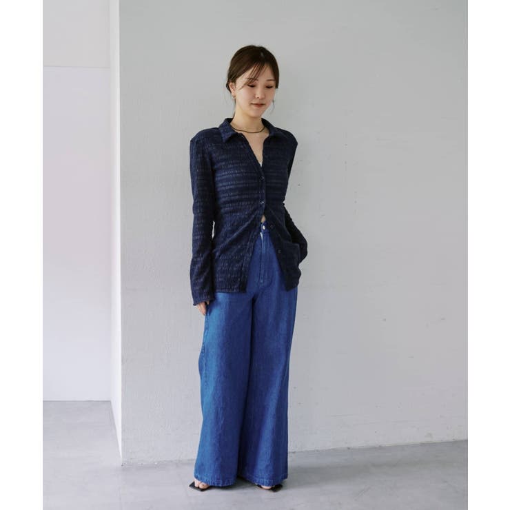 【SHENERY】襟付きシャーリングシャツ | PAL GROUP OUTLET | 詳細画像24 