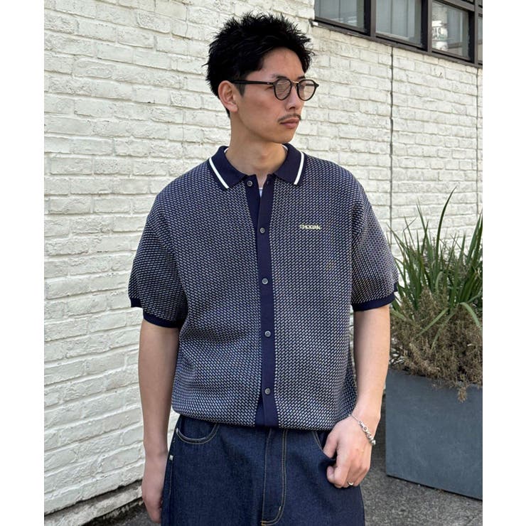 NVY | 【Ciaopanic】バーズアイサマーニットシャツカーディガン | PAL GROUP OUTLET
