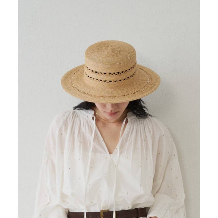 【Loungedress】フラットラフィアHAT | PAL GROUP OUTLET | 詳細画像2 