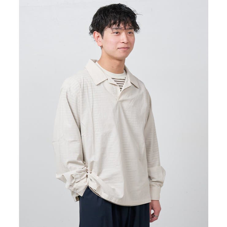 BEG | 【Kastane】BM スキッパーシャツ2 | PAL GROUP OUTLET