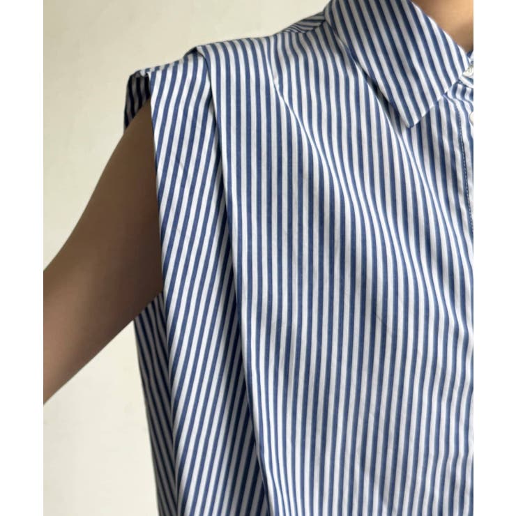 【DouDou】W ダブルタックストライプシャツ | PAL GROUP OUTLET | 詳細画像24 